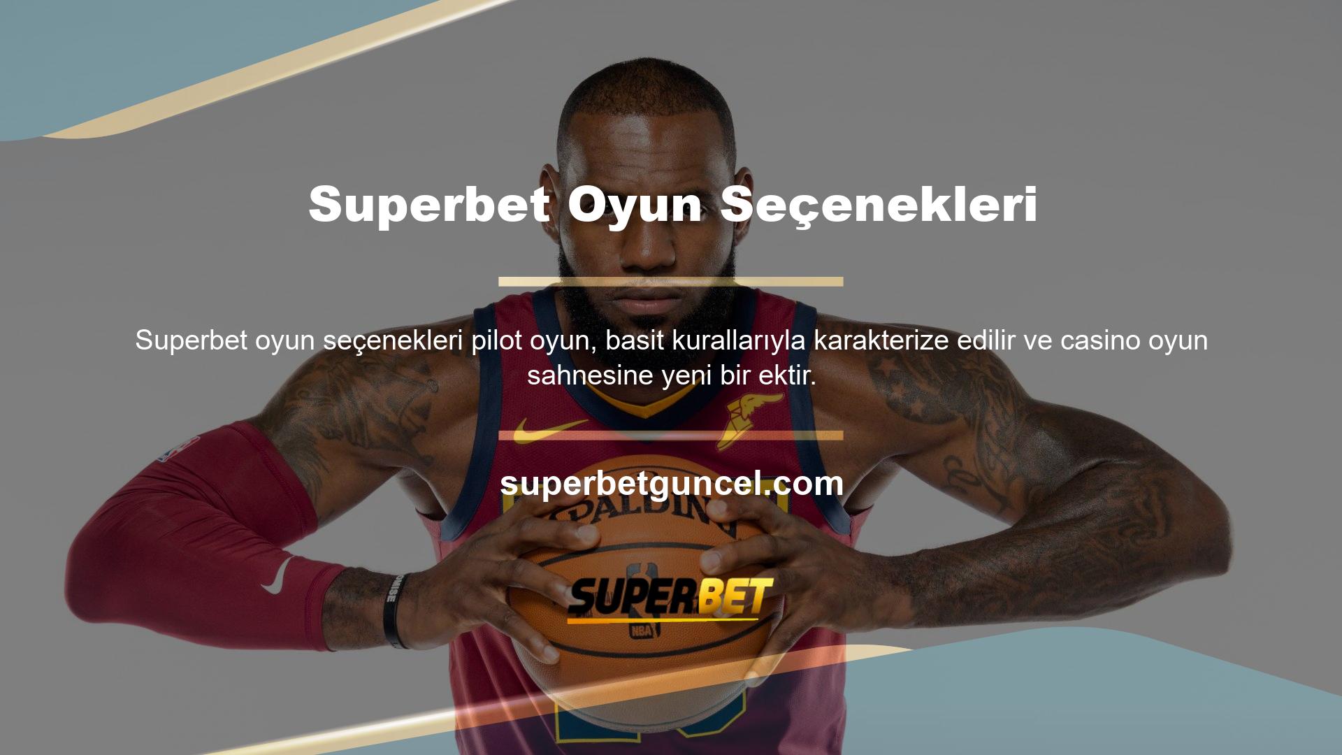 Önceden belirlenmiş bir bahis kurulduktan sonra, Superbet oyuna tamamen daldırmak için ayarlayın